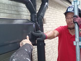 江戸川区の屋根外壁塗装の完工前最終確認を行いました