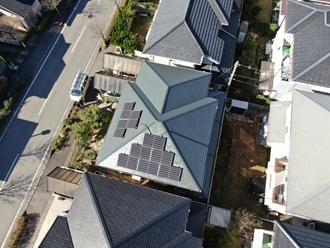市原市泉台にて屋根塗装工事のお客様、1年点検を実施いたしました