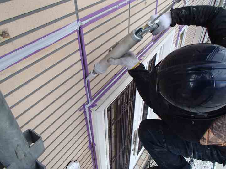 千葉市若葉区みつわ台にて経年劣化したシーリングの打ち替え工事