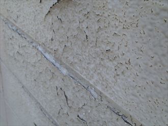 木更津市で著しい塗膜の剥がれ、外壁の塗り替えをご提案