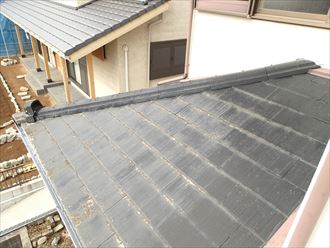 千葉市美浜区の屋根化粧スレート外壁リシン塗装工事のご提案