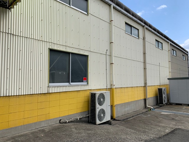 福島市の空き倉庫で外部の塗り替えについて現調・お見積もり
