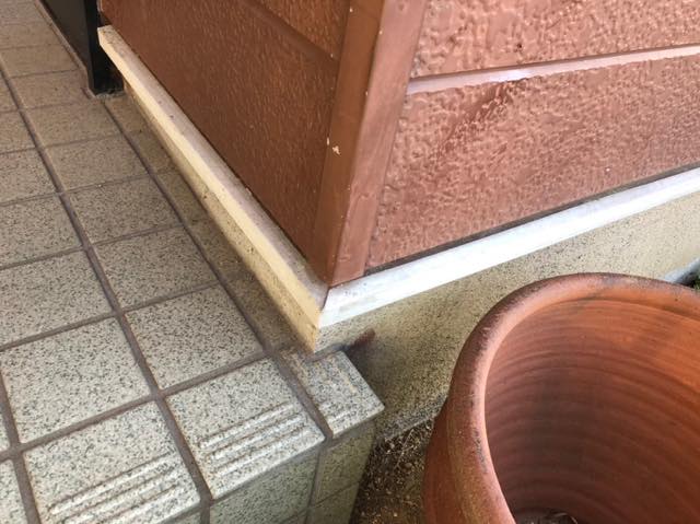 岐阜市で外壁に粉がふいた（チョーキング現象）お宅の現地調査